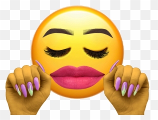 Emojiface Memefaces Emoji Sticker - Smiley,Cross Fingers Emoticon
