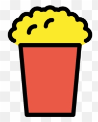 Popcorn Emoji Clipart - Emoticon Palomitas,Popcorn Emoji