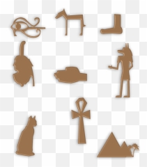 Egyptian Symbols Clipart Emoji