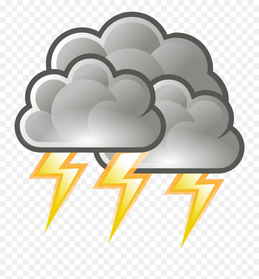 Thunderstorm Weather Symbol - Clipart Best Transparent Storm Clipart Emoji,Lightening Emoji