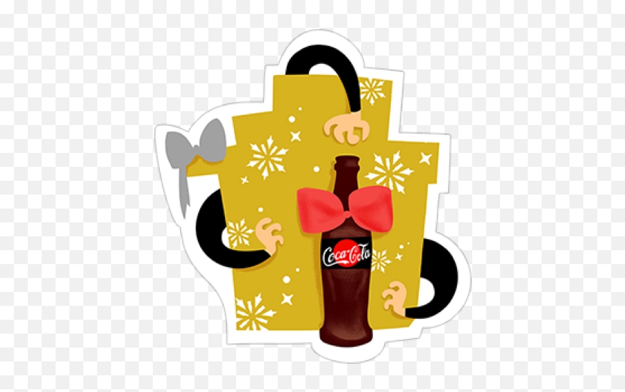 Coca Cola Stickers For Whatsapp - Navidad Stickers Coca Cola Emoji,Coke Emoji