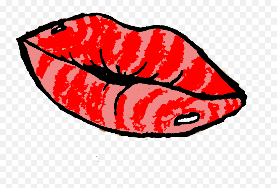 Lips Kiss Art Design Drawing - Language Emoji,Moogle Emoji