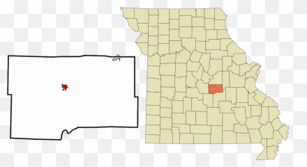 Maries County Missouri Incorporated And Unincorporated - Ebbing Missouri On A Map Emoji,Sh Emoji