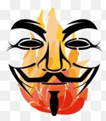 Anonymous Mask Png No Background - Vector Joker Clip Art Emoji