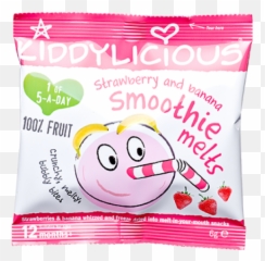 Strawberry u0026 Banana Smoothie Melts - Happy Emoji