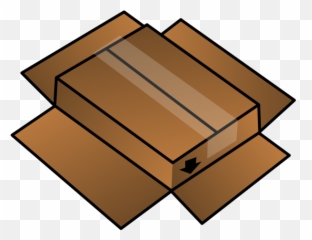 Vector Clip Art Of Cardboard Box Turned - Box Upside Down Clipart Emoji,Empty Box Emoji