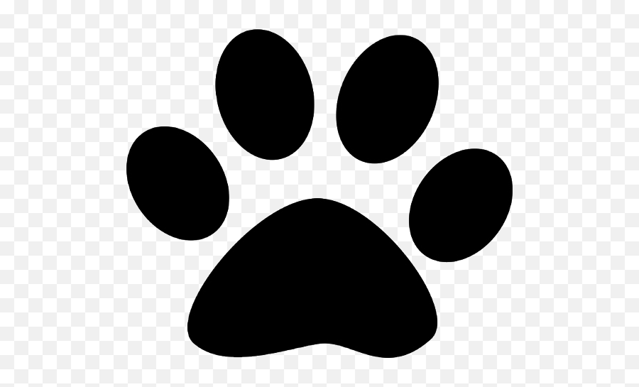 Paw Footprint Dog Cat Animal Shoeprint - Cat Paw Print Png Emoji,Dog Paw Emoji