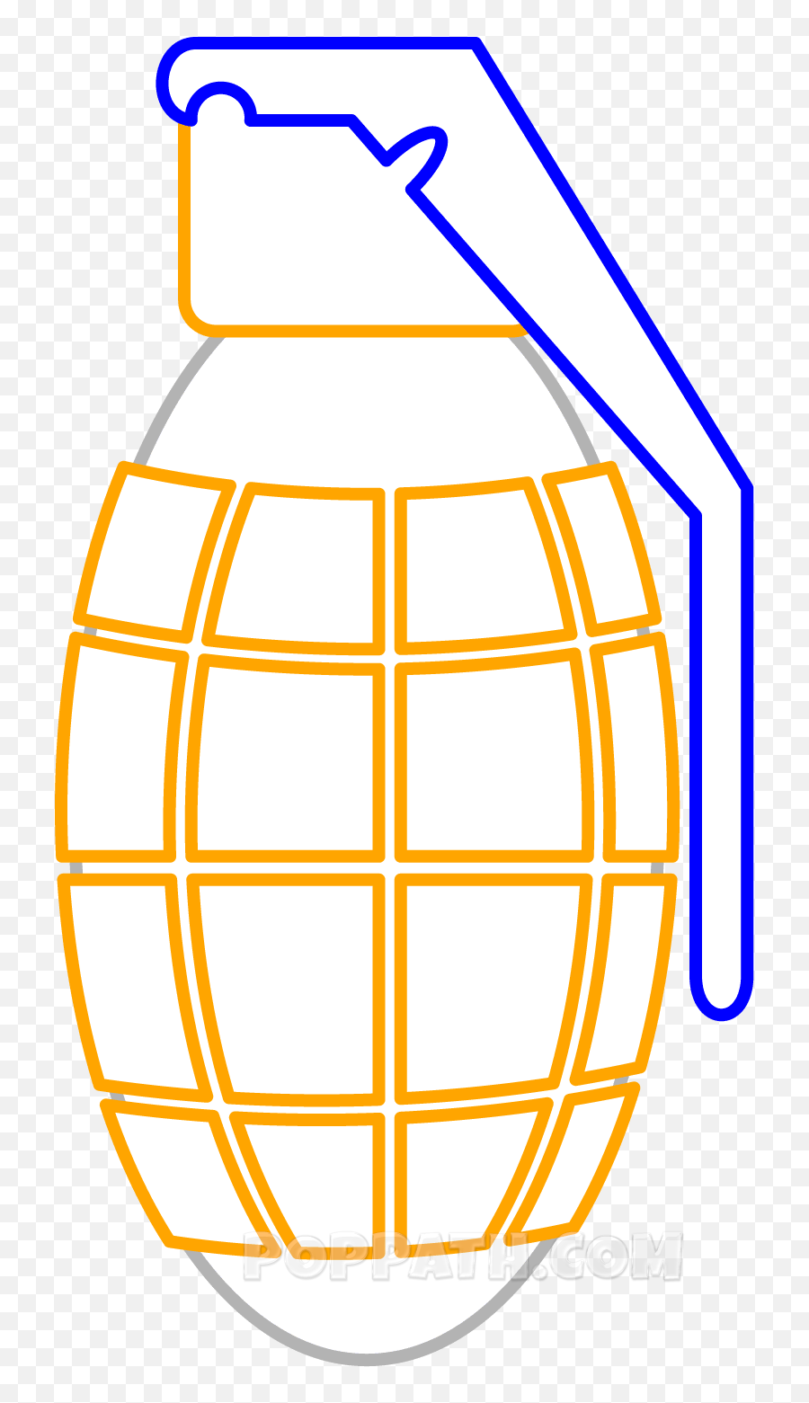 How To Draw A Grenade - Clip Art Emoji,Grenade Emoji