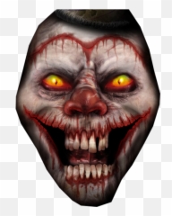 Evil Clown - Scary Face Png Emoji