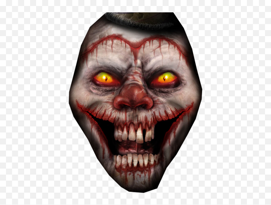 Evil Clown - Scary Clown Face Png Emoji,Creepy Clown Emoji