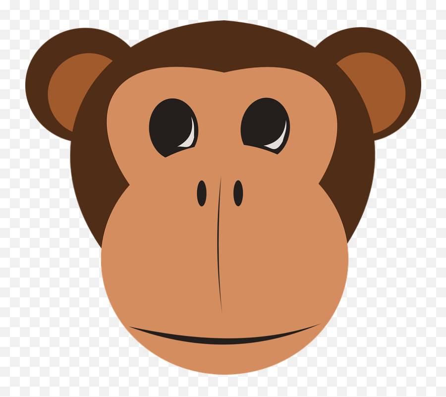 Free Ape Monkey Illustrations - Monkey Face Clip Art Emoji,Shocking Face Emoticon