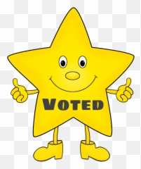 Voted Stickers - Cartoon Clip Art Star Emoji