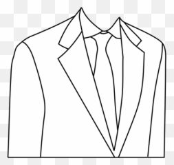 White Suit Jacket Vector Drawing - Suit Clip Art Emoji,Flag Horse Lady Music Emoji