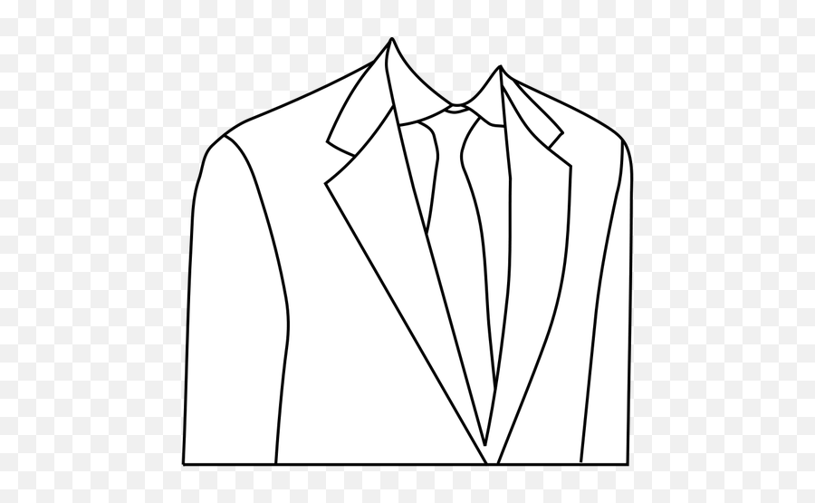 White Suit Jacket Vector Drawing - Suit Clip Art Emoji,Flag Horse Lady Music Emoji