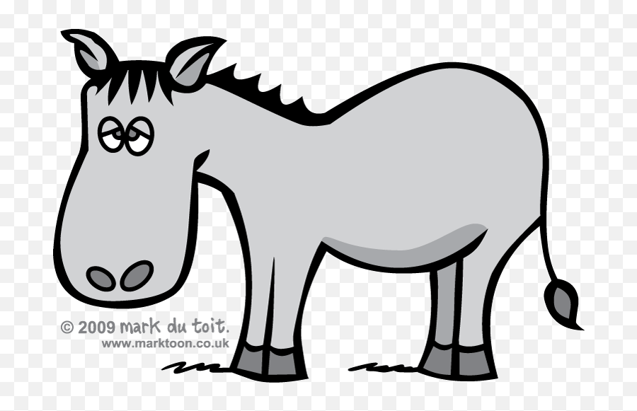 Picture - Tired Donkey Cartoon Emoji,Donkey Emoticons