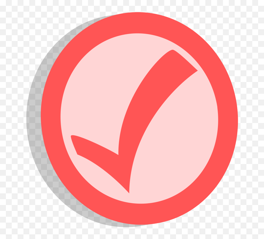 Symbol Confirmed Red - Vote Symbol Png Emoji,Check Mark Emojis
