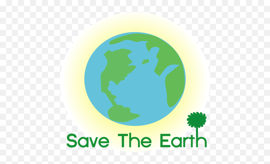 Thought Of Save Earth Emoji,Save Emoji