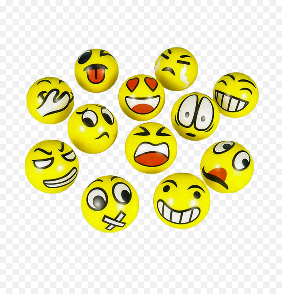 Emoticon 3 Stress Ball - Smile Emoji Stress Balls,Stress Emoji