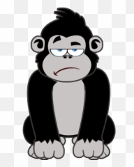 Friendly King Kong - Cartoon Emoji,3 Monkey Emojis