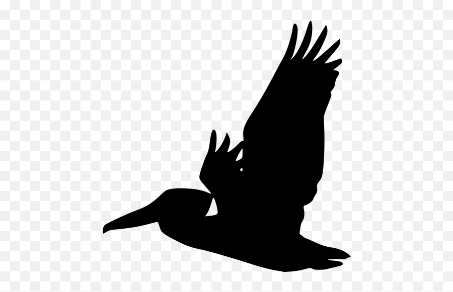 Flying Pelican Silhouette Emoji,Wifi Emoji