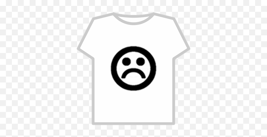 Cara Triste - T Shirt Roblox M Emoji,Cara Triste Emoticono