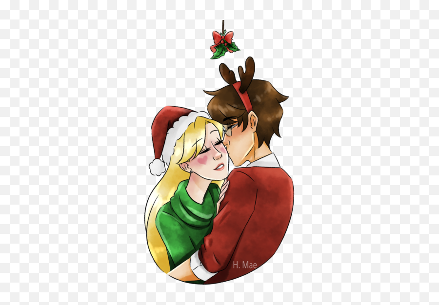 Mistletoe Theme - Christmas Day Emoji,Mistletoe Emoji