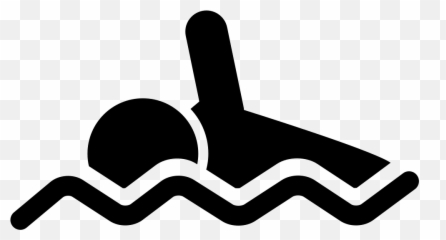 Swimmer Clipart Svg - Cartoon Person Swimming Emoji