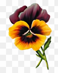 Cliparts - Pansies Cartoon Transparent Emoji,Emoji Flowers Copy And Paste