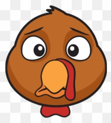 Turkey Moji - Face Clipart Emoji