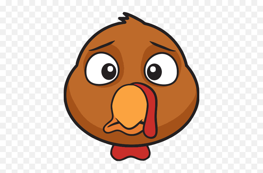 Turkey Moji - Turkey Face Clipart Emoji,Turkey Emoji