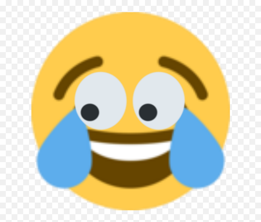 Original Style Emoji - Open Eye Crying Laughing Emoji,Samsung Grimace Emoji
