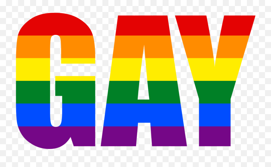 Gay Typography - Gay Pride Logo Png Emoji,Gay Flag Emoji