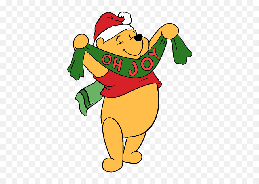 Winnie The Pooh Christmas Clip Art - Disney Winnie The Pooh Christmas Emoji,Pooh Emoji
