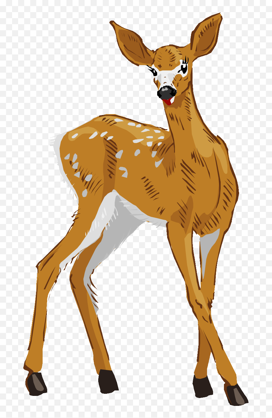 Deer Clipart Free Clip Art Images Image 3 - Clipartix Cartoon Emoji,Deer Hunting Emoji
